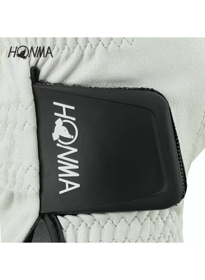 Honma Casual Comfortable Stretch Bionic Sheepskin Gloves Gc13225 White 23cm - Image 2