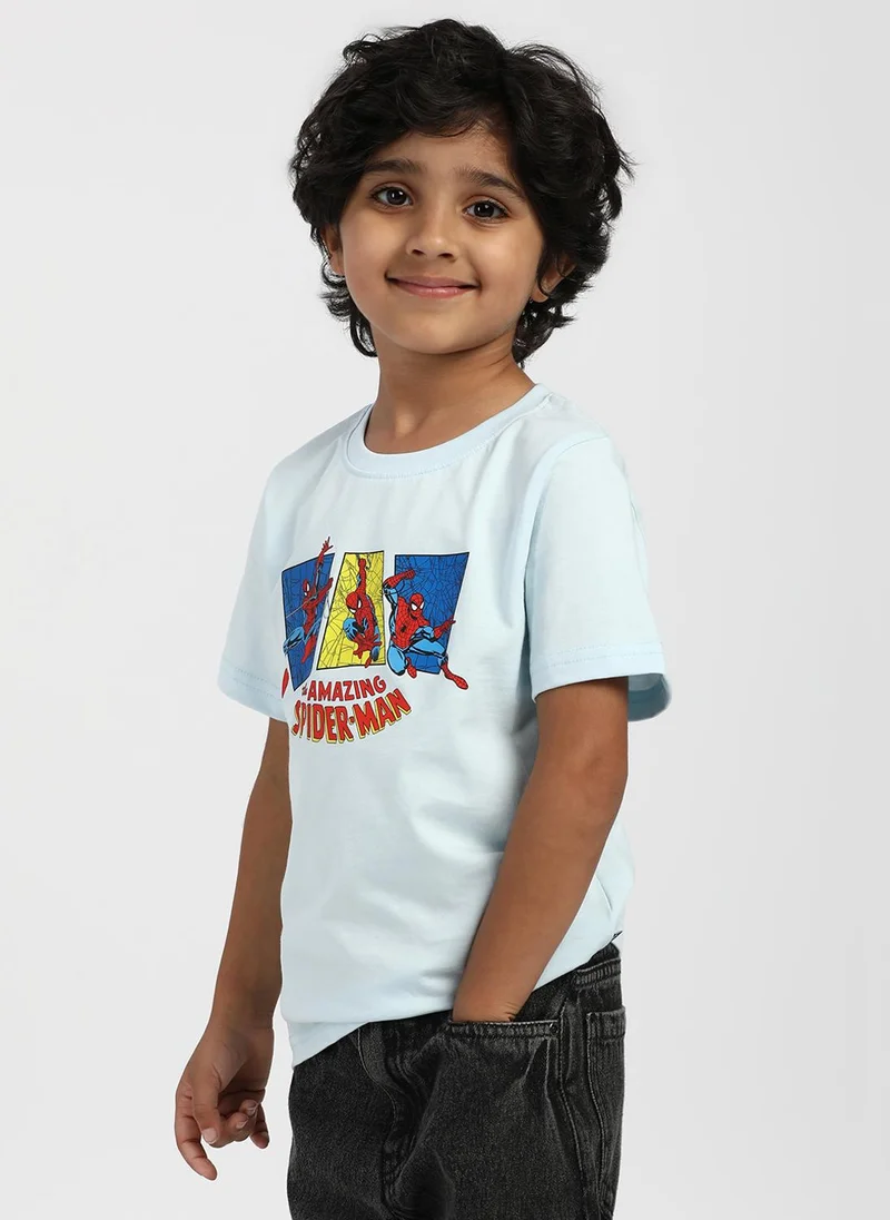 نوتيناتي Nautinati Girls' Elsa and Anna Graphic Print Top with Layered Skirt