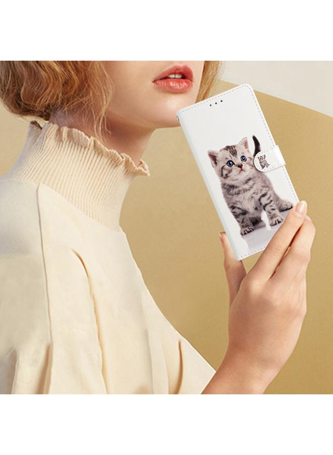 إيروريكس جراب هاتف موتورولا موتو جي 20 مصنوع من الجلد برسومات ملونة - Image 5