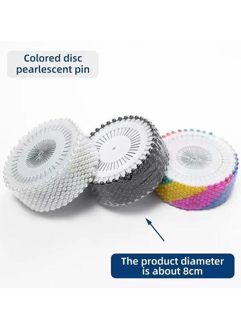 12-Piece Clothing Cutting Positioning Large-Headed Pearl Needle Cross-Stitch Round Pearl Needle Handmade Fixed Bouquet Accessories Decorative Pearl Needle - Image 3