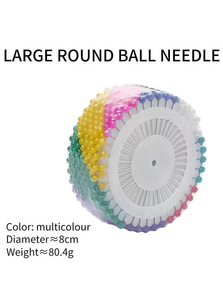 12-Piece Clothing Cutting Positioning Large-Headed Pearl Needle Cross-Stitch Round Pearl Needle Handmade Fixed Bouquet Accessories Decorative Pearl Needle - Image 4