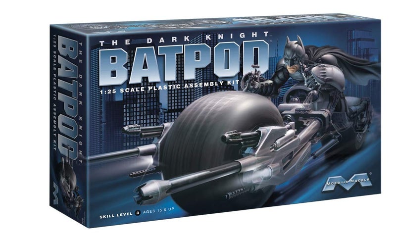Moebius Models Moebius The Dark Knight: Batpod 1:25 Scale Model Kit - Image 1