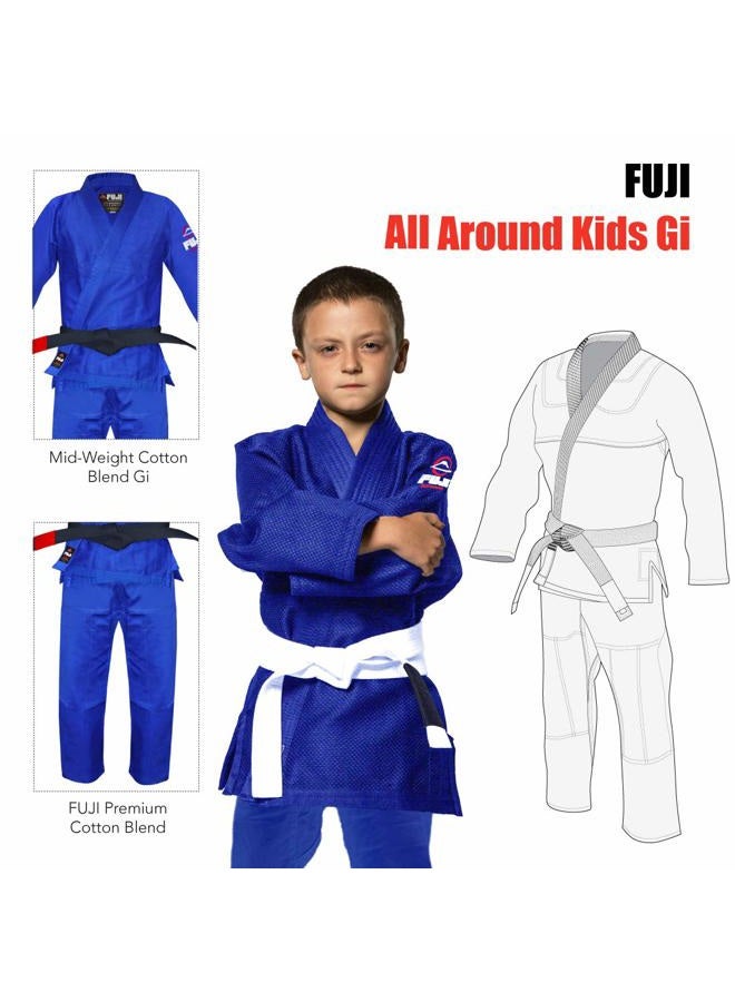 Fuji زي BJJ للأطفال، زي BJJ مع حزام، زي BJJ مكون من قطن للأطفال - Image 4