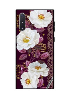 VR CREATIVE Protective Case Cover For Samsung Galaxy Note10 5G Vertical Floral Border Pattern Design Multicolour  - Image 1