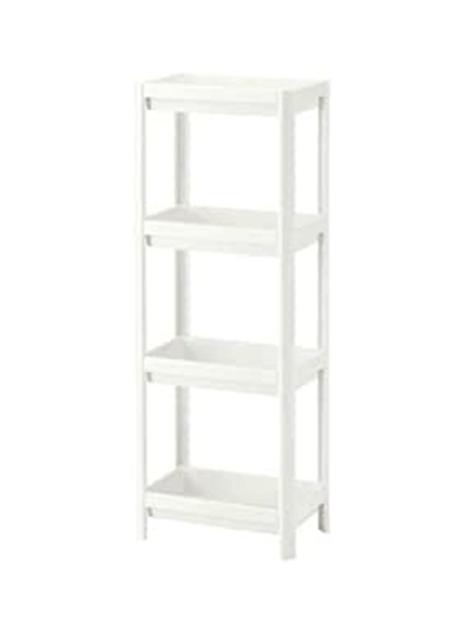 Ikea Shelf Unit Plastic White 