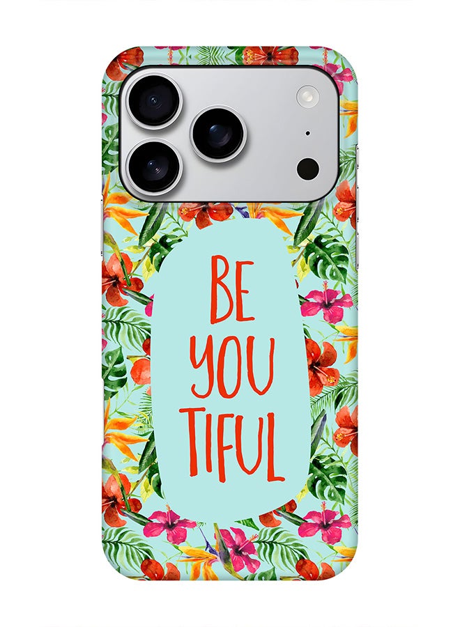 Stylizedd For iPhone 17 Pro,Case, [Compatible with MagSafe] Magnetic cover Slim fit Protection Matte, - Be You Tiful