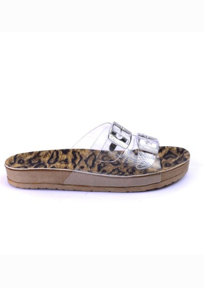 شبشب حريمي تايجر و شفاف من فوق صيفي - Image 2