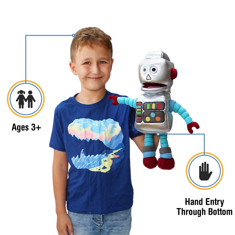 Silly Puppets 14 Robot Hand Puppet - Image 3