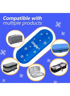 Leng Ke 2PCS Reusable Diabetes Ice Packs For Insulated Medication Travel Bag, TSA Approved Ice Packs For Insulin Cooler Travel Case, Mini Ice Packs Suitable For Most Medication Cooler Travel Case  - Image 3