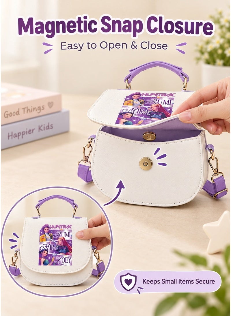 KPop Demon Hunter Cartoon Anime Girl Children's Crossbody Bag - Image 3