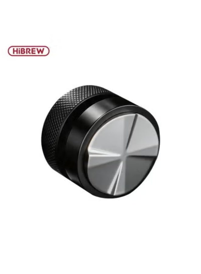 HIBREW 58mm Coffee Distributor, Self-Weight Espresso Leveling Tool, 304 Stainless Steel with Hardwood Handle, Barista Powder Distributor - Image 2