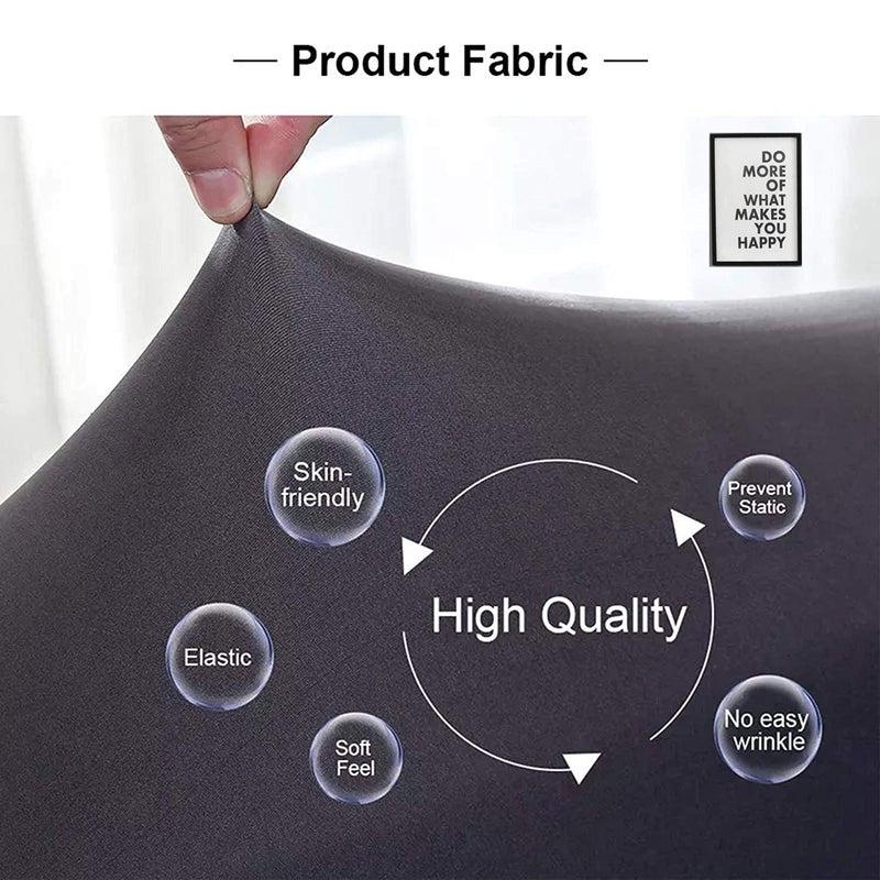 A CUBE LUXURY SOLUTIONS A CUBE LUXURY SOLUTIONS Sofa Cover 5 Seater Elastic Sofa Cover for Couch Sofa Covers Perfect 5 Seater Sofa Cover Stretchable Sofa Slipcover Grey  - Image 3