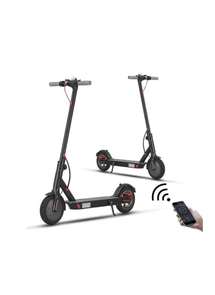 Spark - E⚡GLIDE SPARK Electric Kick Scooter with Flashing Turn Signals, 350W Brushless Motor, 30 Km Range, App Control, 40km/h Speed, Tubeless Tires - Includes Helmet, Reflective Jacket, and Key Lock - Gray - Image 1