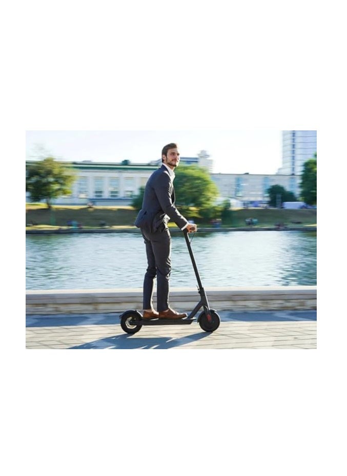 Spark - E⚡GLIDE SPARK Electric Kick Scooter with Flashing Turn Signals, 350W Brushless Motor, 30 Km Range, App Control, 40km/h Speed, Tubeless Tires - Includes Helmet, Reflective Jacket, and Key Lock - Gray - Image 1