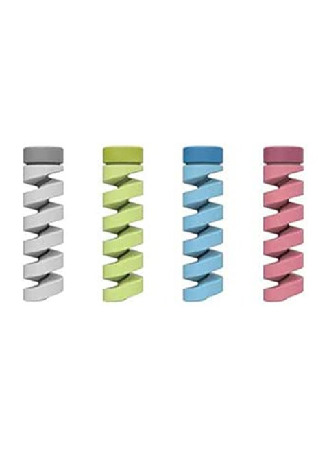 حامي سلك غطاء لاسلاك الشواحن  4 قطع