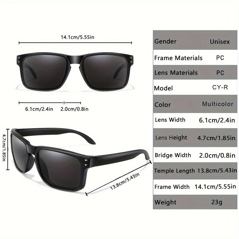 Men Polarized Cycling Sunglasses 3 Pack For Outdoor Sports Driving - Image 3