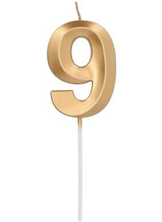 Folat Candle Glamour Vibes Gold Number 9 