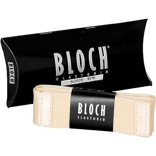 Bloch حذاء باليه/نقطة بلوتش دانس برباط مسبق القطع مع مرونة باللون الوردي الأوروبي، مقاس واحد - Image 1