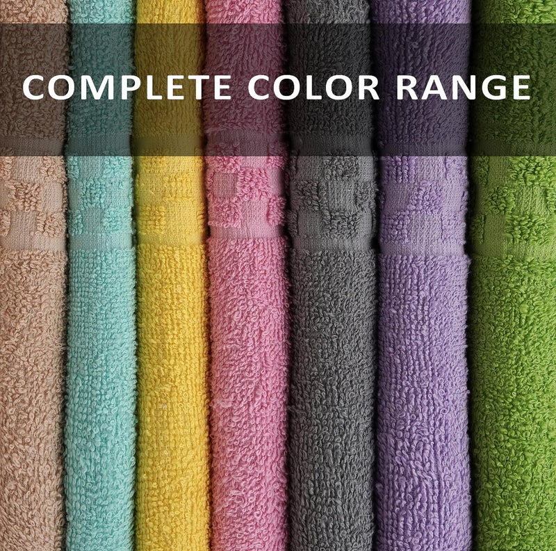 ZUPERIA 7-Pack Bath Towels - 30" x 54" - Ultra Soft 100% Cotton Large Bath Towels- Highly Absorbent for Bathroom, Pool, Gym, Spa, and Hotel Use (Colors Variety) - Image 3