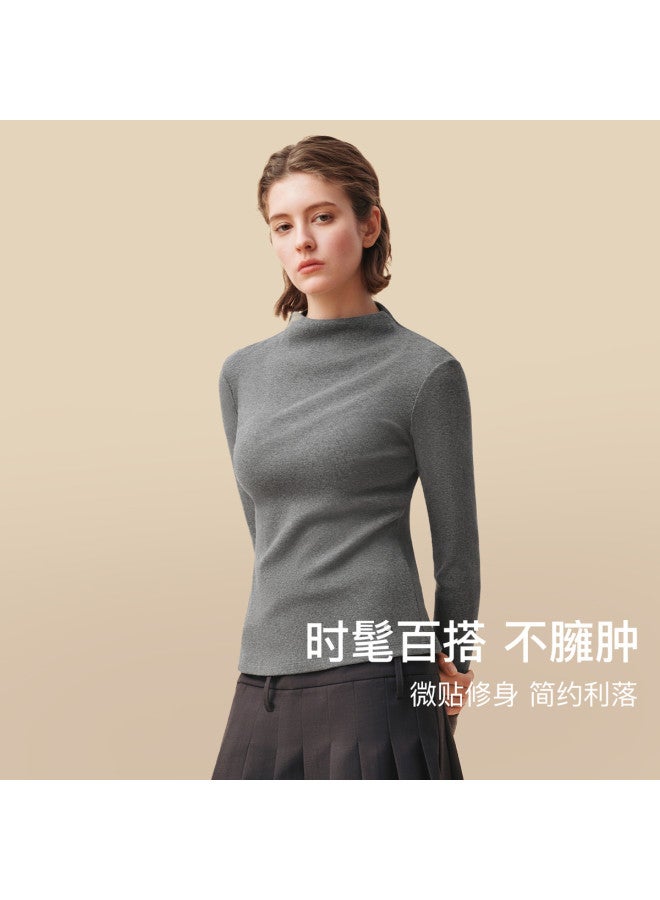ubras Business Casual Wool And Silk High-Neck Base Layer, Warm And Slimming Underwear Top - Image 3