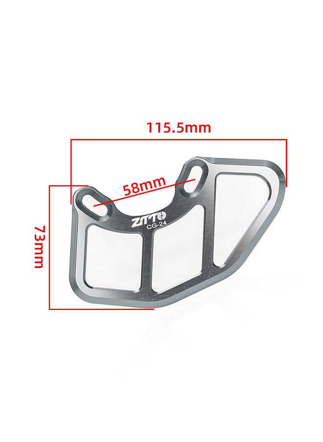 ZTTO - MTB Bash Guard Bicycle Chain Guard Bicycle Chain Guard Aluminum Alloy Chain Protector - Image 1