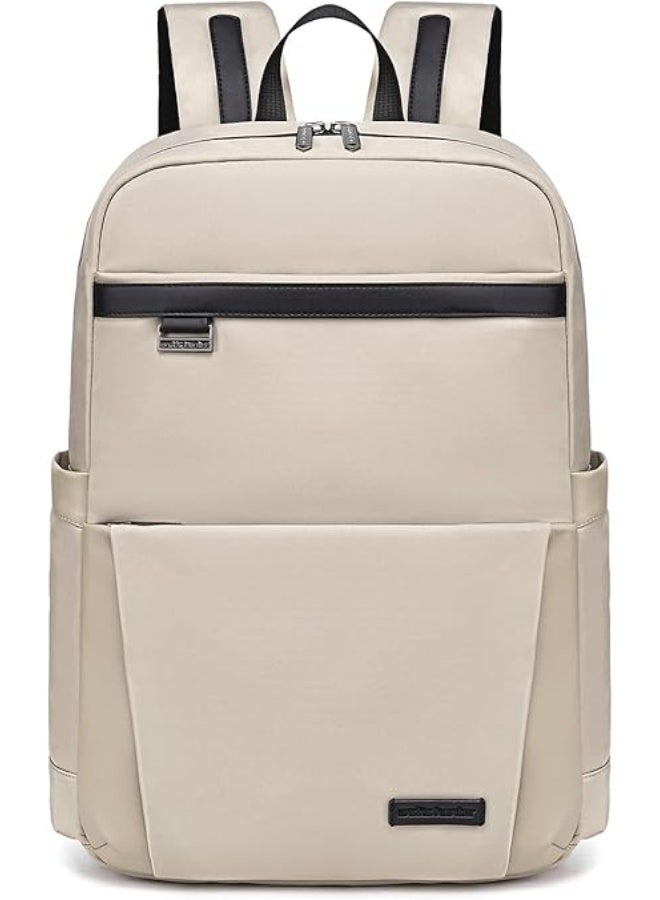 BANGE Slim Backpack for Men Business Backpack 15.6" Laptop Bag Upto 17L Backpack with 10.9" iPad Pocket,Water-resistant Backpack for Men Daily Use - Image 1