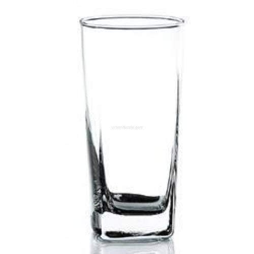 Truvic Glass Tumbler Glasses Set Transparent 320 ml Set of 6 - Image 1