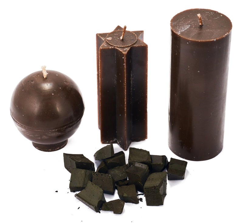 Candle Shop Brown Candle Dye 2oz for Soy Candle Making – Candle Shop Premium Color Dye Blocks for Soy Wax, Beeswax, Paraffin - Candle Wax Dyes - Image 2