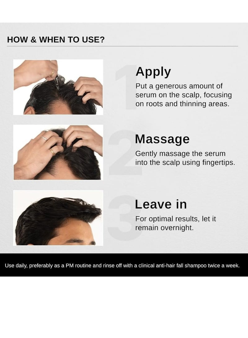 بار_اناتومي سيروم إنبات الشعر المتقدم من باري أناتومي | 3% ريدنسيل | + 4% أناغين + 3% باي كابيل | 1% كابيلية لونغا | إكليل الجبل، بيوتين | سيروم لنمو الشعر والسيطرة على تساقط الشعر للنساء والرجال | 30 مل - Image 5