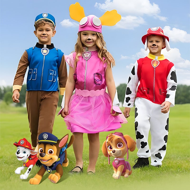 MAC Jabags Halloween Full Set Dog Patrol Costume for Boys and Girls - Role Play Outfit for Kids - Image 3