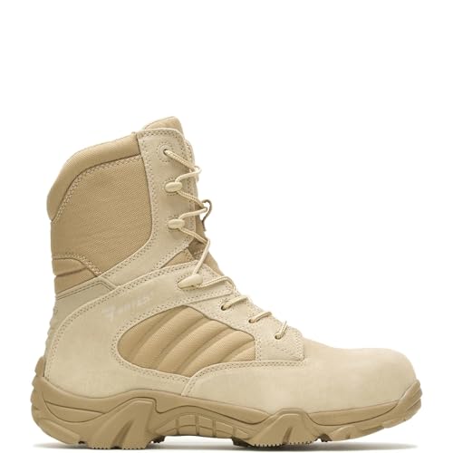 Bates Mens GX8 8 Inch UltraLites Zip Uniform Work Boot Desert 8 M US - Image 1