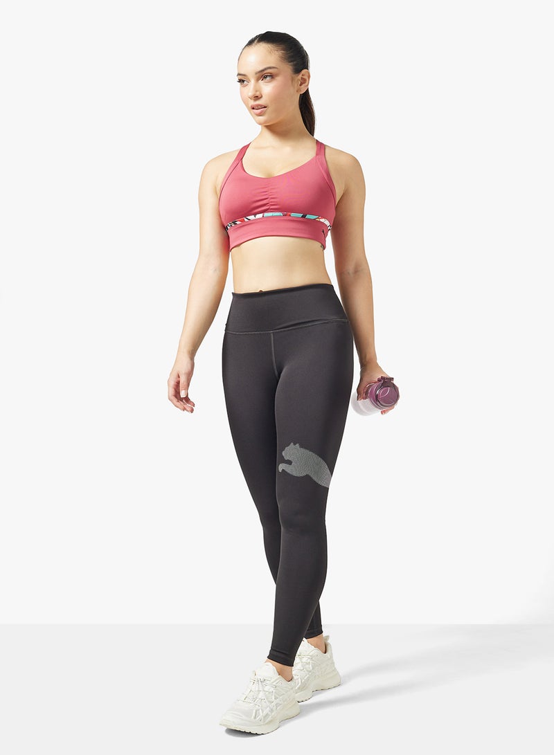 PUMA 4Keeps Tropical All Over Printed Longline Bra - Image 4