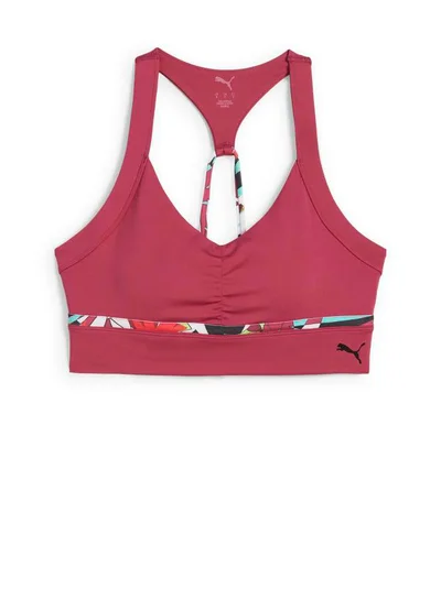 PUMA 4Keeps Tropical All Over Printed Longline Bra