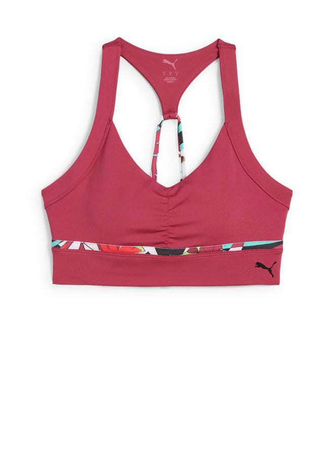 PUMA 4Keeps Tropical All Over Printed Longline Bra  - Image 1
