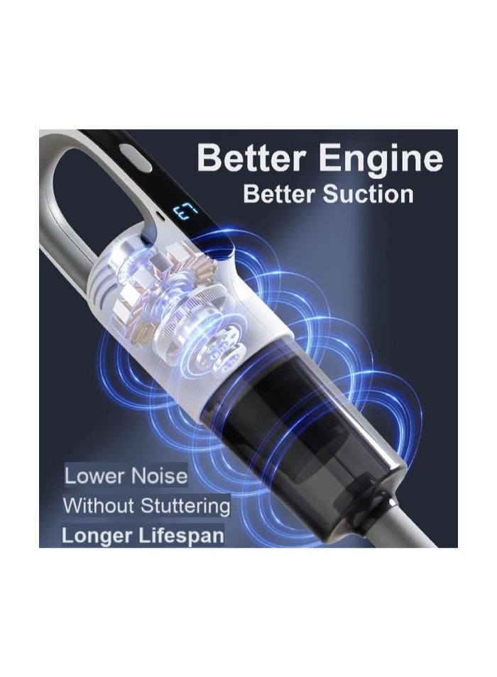 DENX DN2906 Wireless Vacuum Cleaner – Portable Rechargeable Handheld Vacuum for Home, Car & Office Cleaning - Image 4