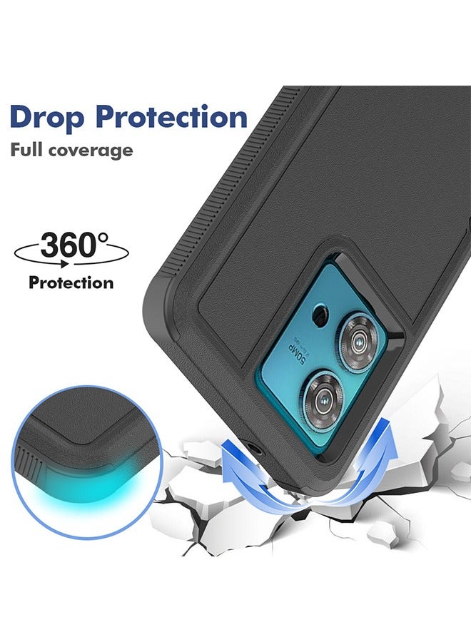 SNBFA MOTO Edge 40 Neo Case Cover, Dual Layer Protective Heavy Duty Cell Phone Cover, Super Military Grade Drop Protection Back Cover for Motorola Edge 40 Neo 5G - Image 2