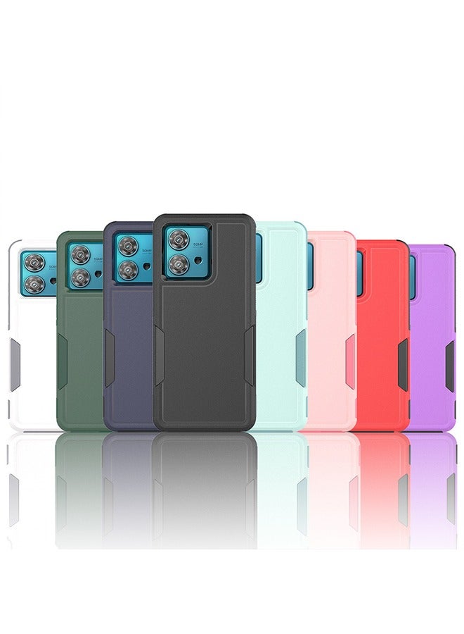 SNBFA MOTO Edge 40 Neo Case Cover, Dual Layer Protective Heavy Duty Cell Phone Cover, Super Military Grade Drop Protection Back Cover for Motorola Edge 40 Neo 5G - Image 4