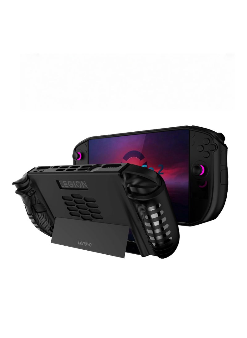 Protective Case for Lenovo Legion GO 2, Skin Full Body Soft TPU Drop Protection Case Slim Protective Case, Anti-Shock, Anti-Bump, Anti-Slip - Image 1