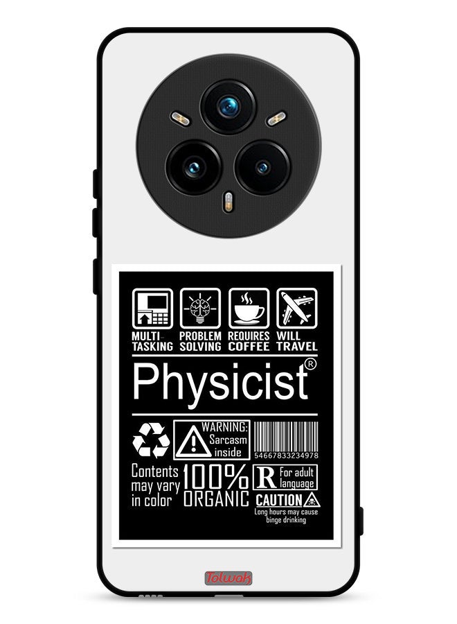 Tolwak Realme 14 Pro Plus 5G Protective Case Cover Physicist Sticker