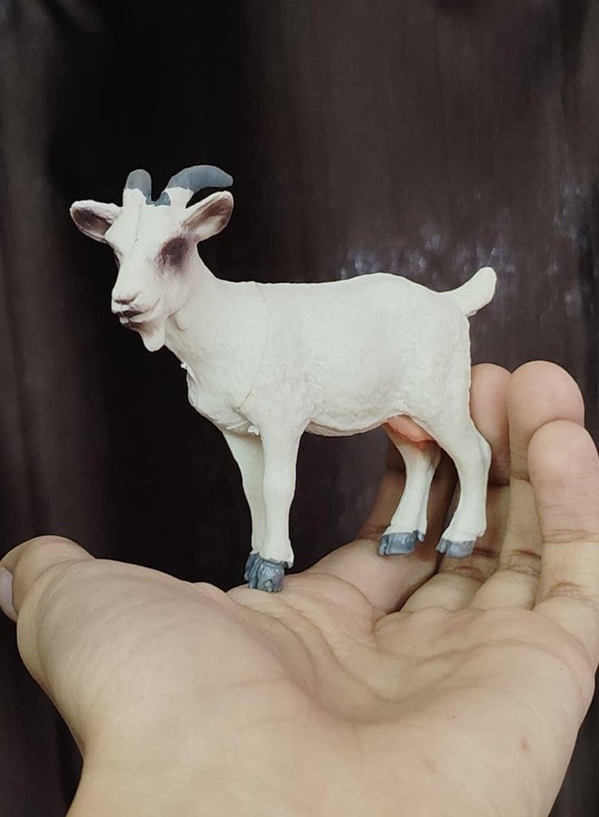 VEDY Plastic Toy Animal Figurine Set, Goat and Dog, Small Size, for Kids - Image 4