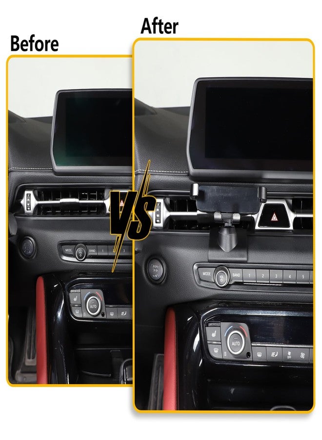 CHEAYAR Car Phone Holder,Car Phone Mount Supra, for All Mobile Phones,Phone Mount Dash Clip, Compatible with Toyota Supra GR A90 A91 MK5 2019-2022 - Image 2