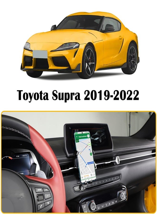 CHEAYAR Car Phone Holder,Car Phone Mount Supra, for All Mobile Phones,Phone Mount Dash Clip, Compatible with Toyota Supra GR A90 A91 MK5 2019-2022 - Image 5