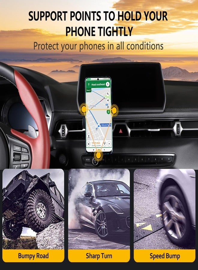 CHEAYAR Car Phone Holder,Car Phone Mount Supra, for All Mobile Phones,Phone Mount Dash Clip, Compatible with Toyota Supra GR A90 A91 MK5 2019-2022 - Image 4