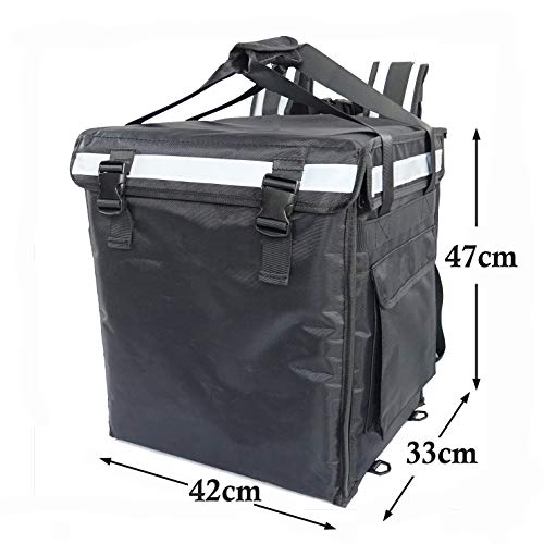 Packir PK-65Abl:10"-12" Pizza Delivery backpack Bag 16" L x 12" W x 18" H, Open from Top and Side. Insulated Food Delivery Box, Insulated Cabinet for Catering, Restaurant, Delivery Bike Drivers - Image 3