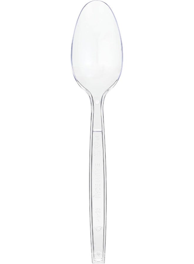 Hotpack Hotpack Heavy Duty Plastic Clear Spoons, 50 Pieces - Image 3