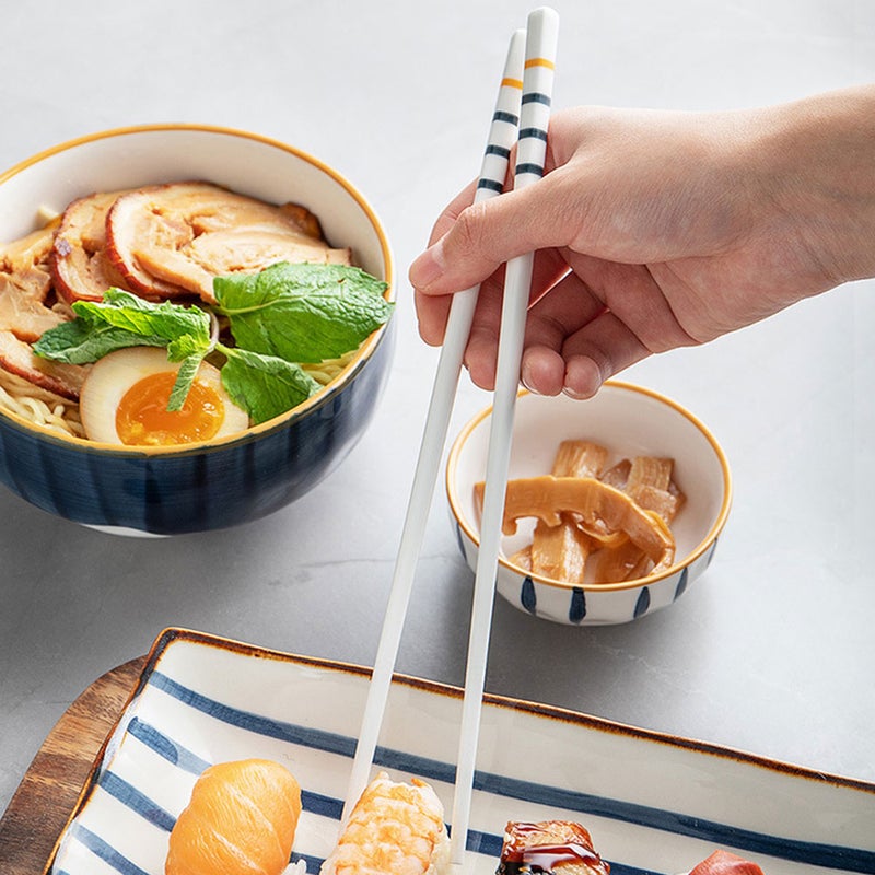 8Pcs Japanese Ceramic Chopsticks Kitchen Accessories (Assorted Color) - Image 4