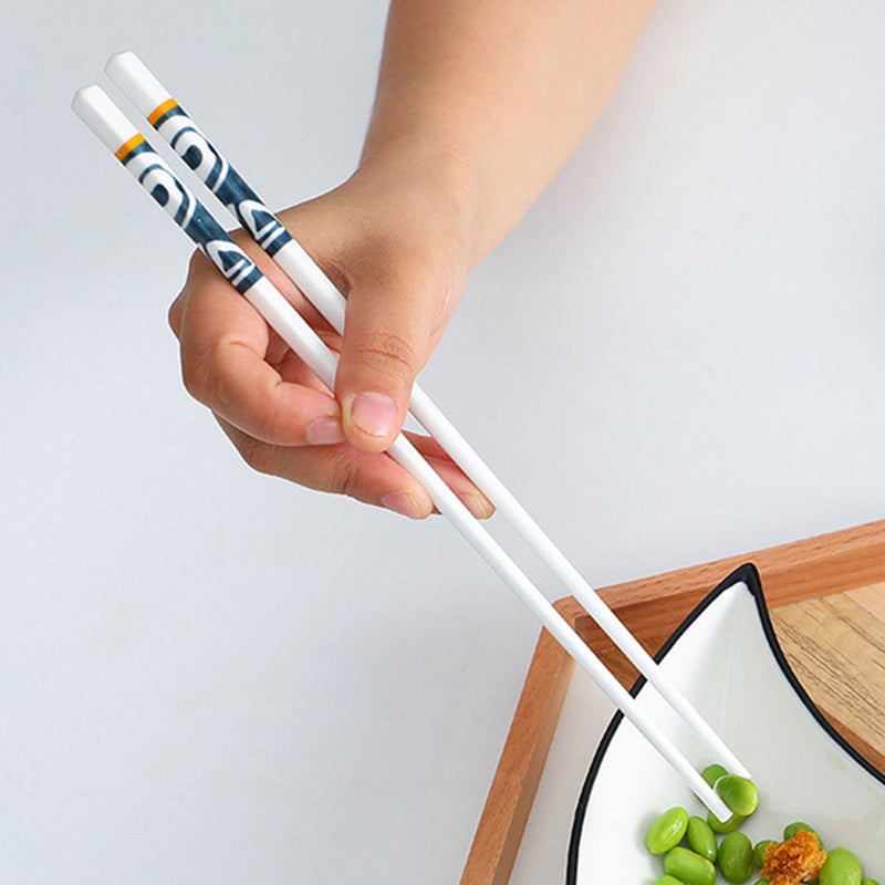 8Pcs Japanese Ceramic Chopsticks Kitchen Accessories (Assorted Color) - Image 3