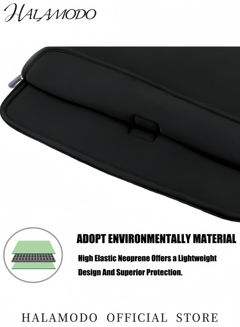 Laptop Handbag Sleeve Ultra-Slim Shockproof Protective Case for 13-15.6 Inch Laptops Notebook Carrying Bag Durable Computer Sleeve for Travel and Storage  - Image 5