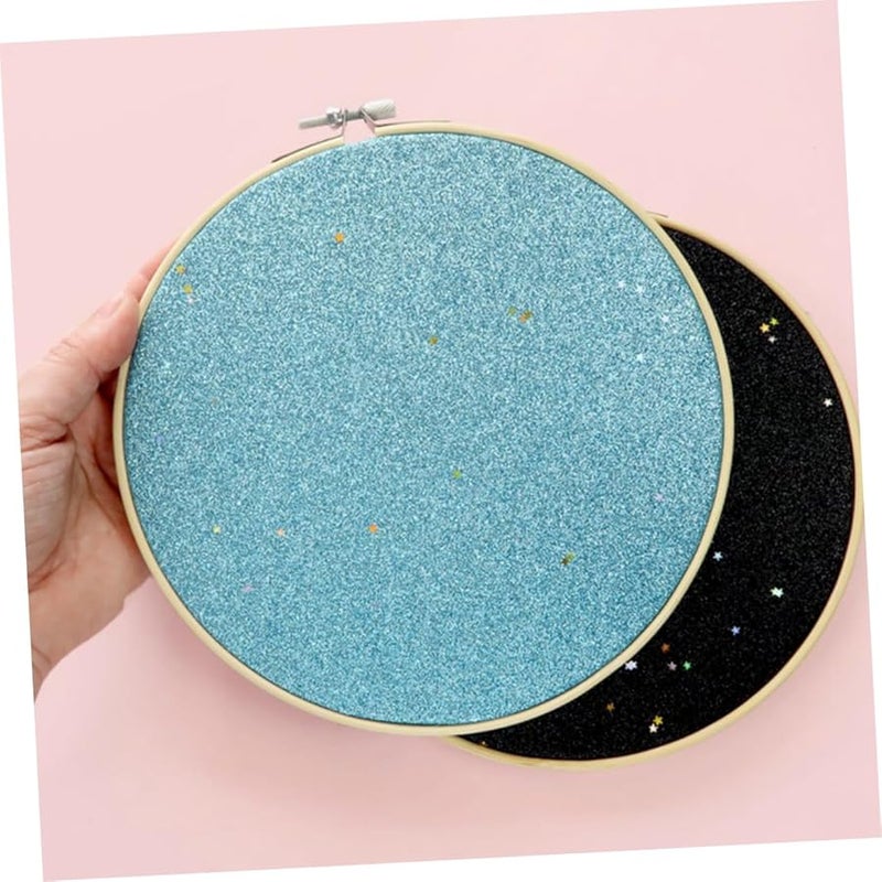 لوحة عرض بروشات من قماش الكانفس اللامع باللون الأزرق السماوي، معلق حائط منظّم للمجوهرات وحامل دبابيس - Image 5