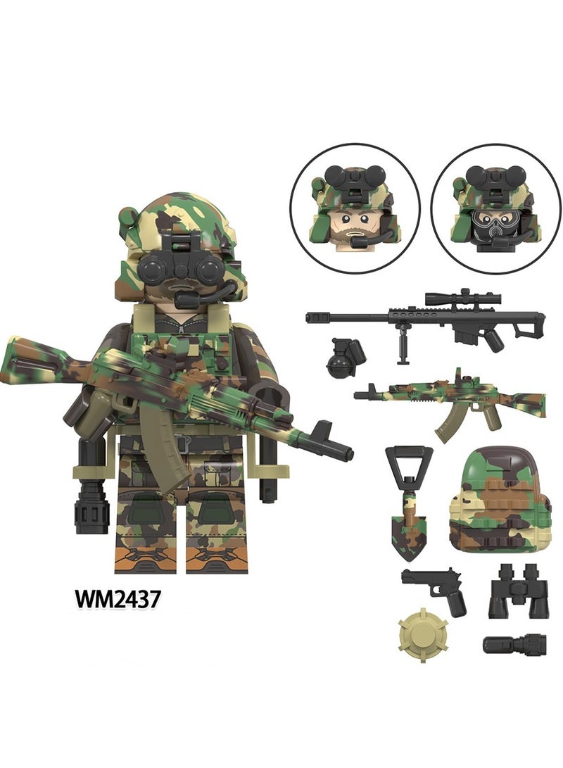 KUYING Military Series Special Forces Assembled Figurine Building Block Toys 8Pieces  - Image 4